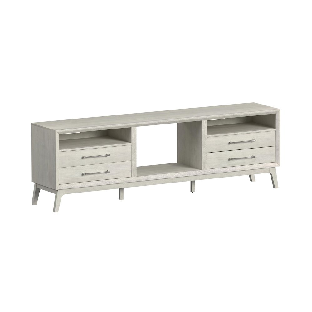 Clare 82" TV Console without Fireplace Insert in Almond. Picture 2