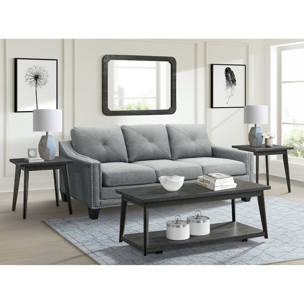 Rory Occasional Table Set in Black. Picture 12