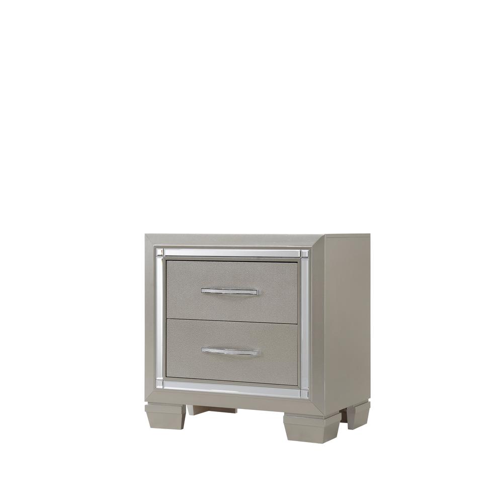 Glamour Queen Platform Storage  5PC Bedroom Set. Picture 4