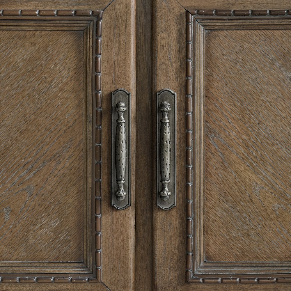 Denali Server and Hutch with LED in Walnut. Picture 9