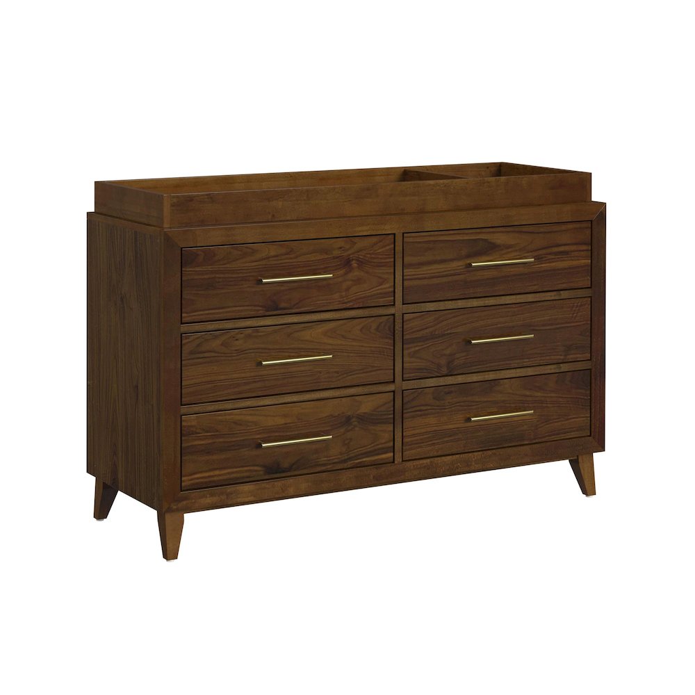 Malia Dresser and Topper in Walnut. Picture 1