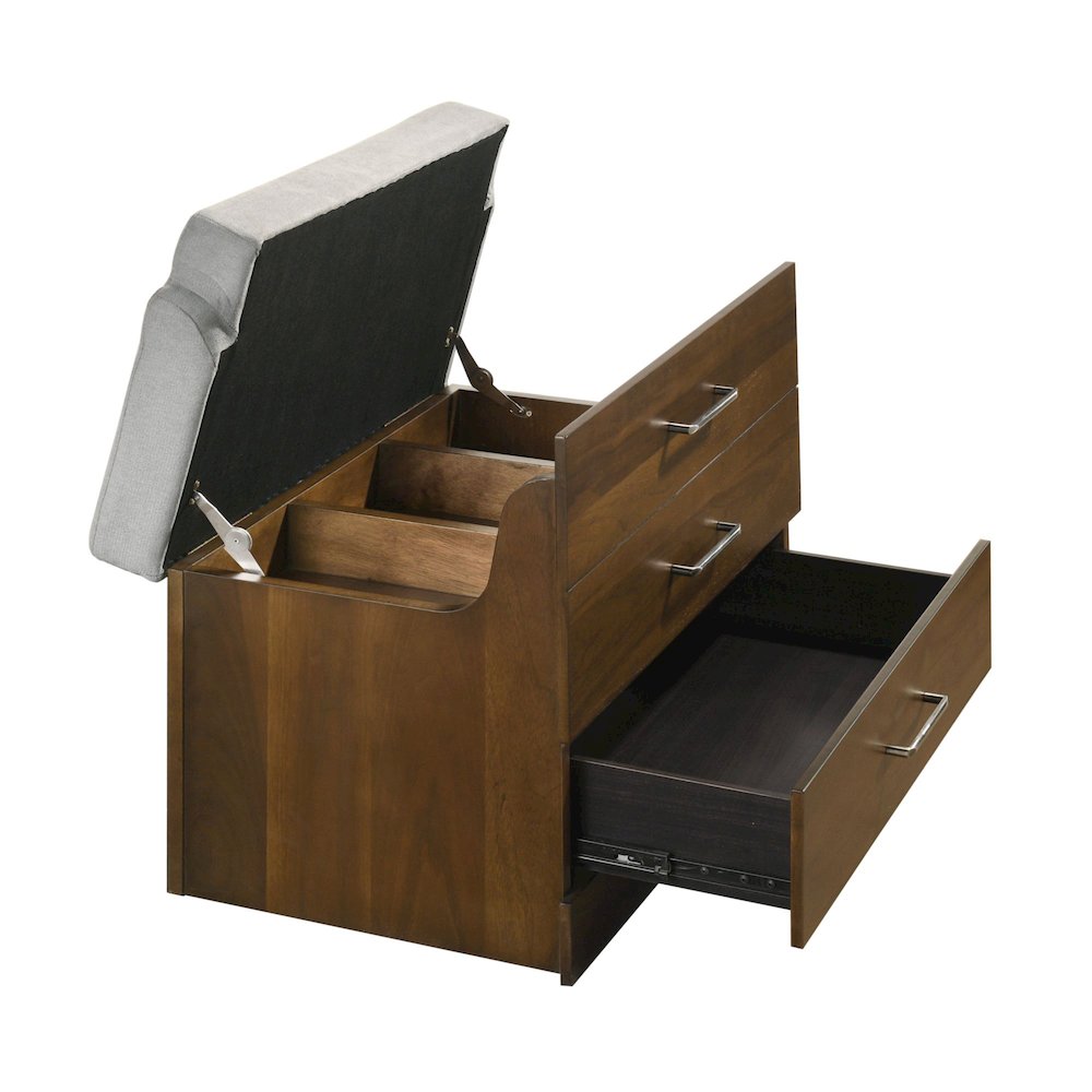 Zuma Dressing Table in Walnut. Picture 7