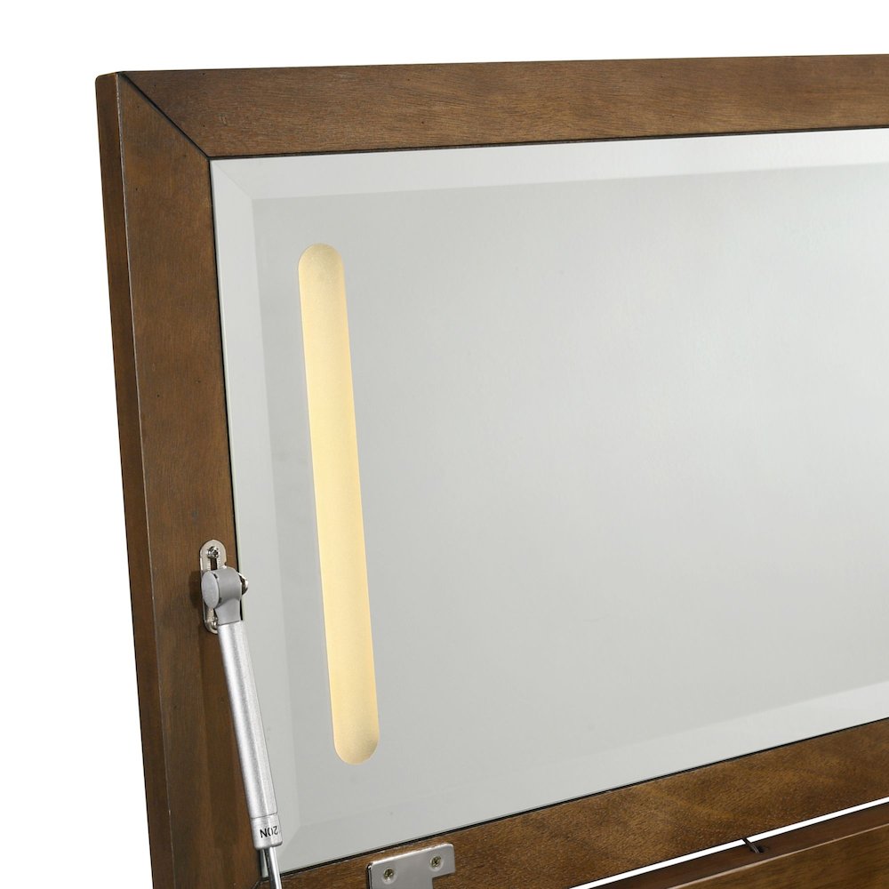 Zuma Dressing Table in Walnut. Picture 9