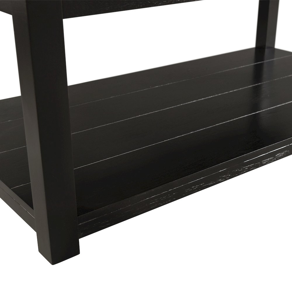 Evie w/ White Top - Rectangular Coffee Table W/Casters. Picture 8
