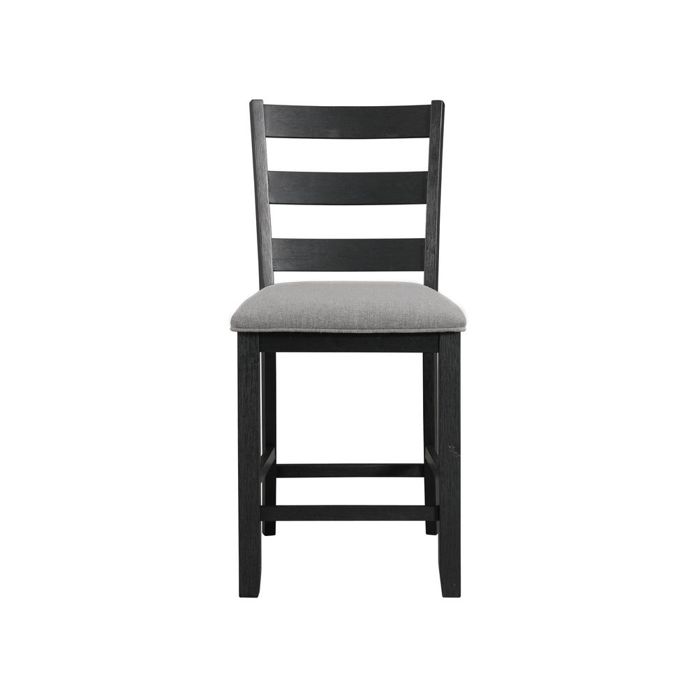 Kona Counter Height Side Chair Set in Black. Picture 6