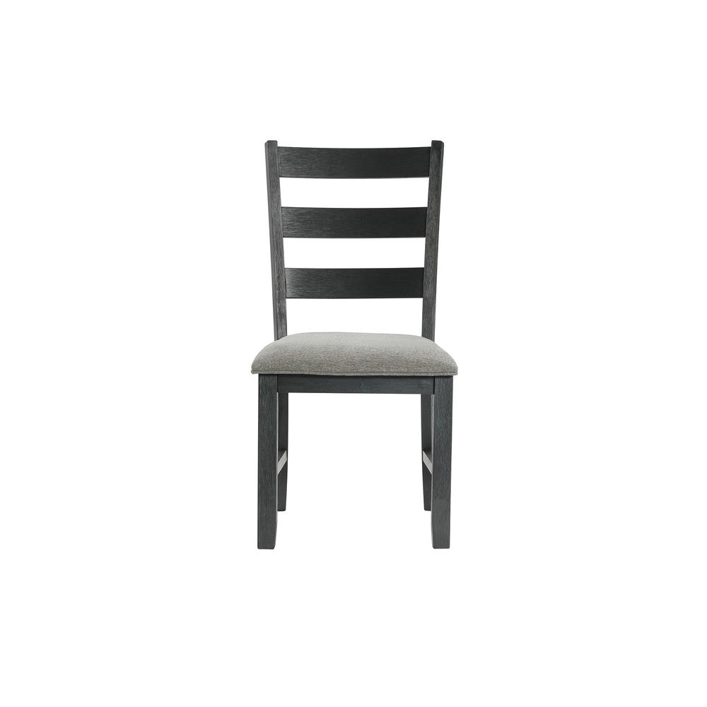 Kona Standard Height Side Chair Set in Black. Picture 7