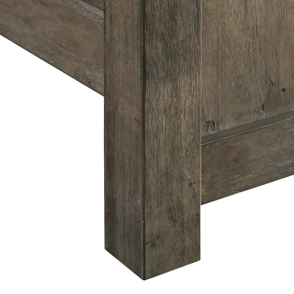 Memphis King Panel 3PC Bedroom Set in Grey. Picture 7