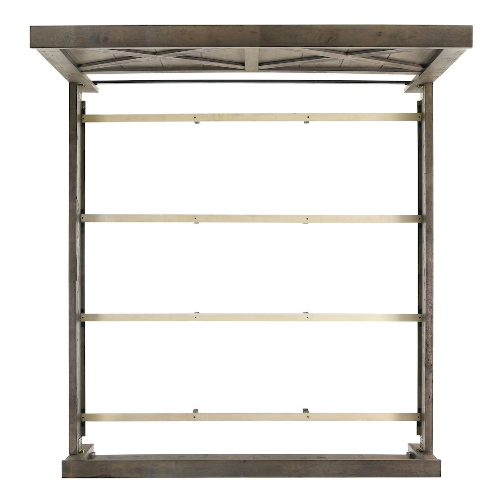 Memphis King Panel 3PC Bedroom Set in Grey. Picture 5