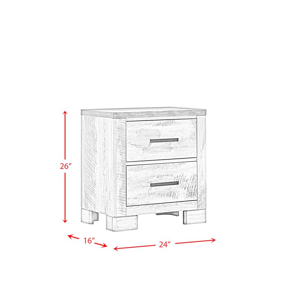 Picket House Furnishings Adam 2-Drawer Nightstand. Picture 9