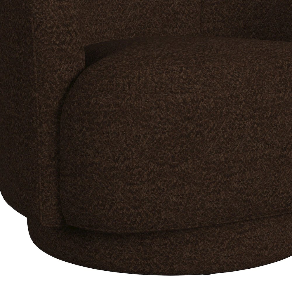 Oasis Swivel Chair in JH Chocolate. Picture 5