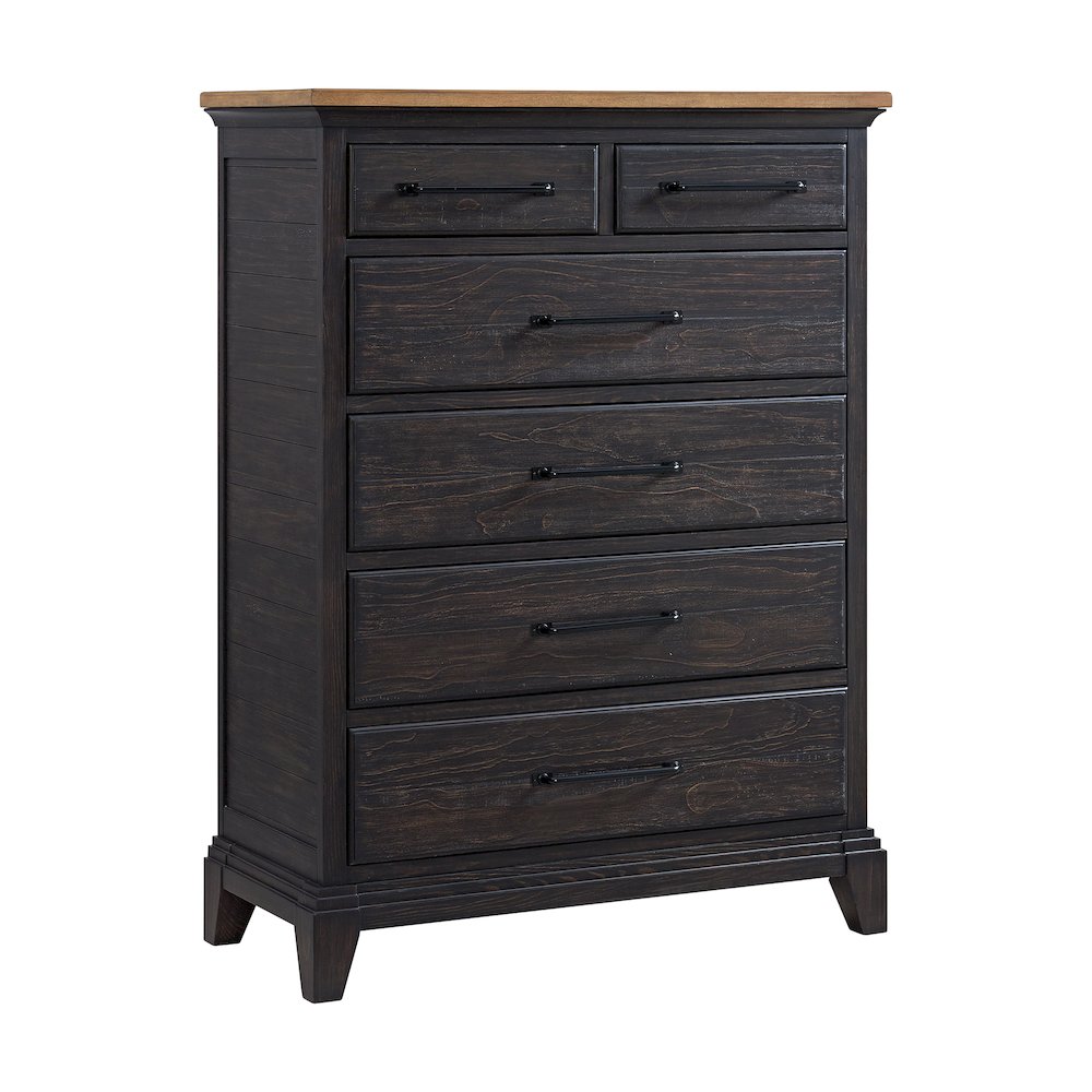 Johnshaven  Chest in Espresso & Brown. Picture 1