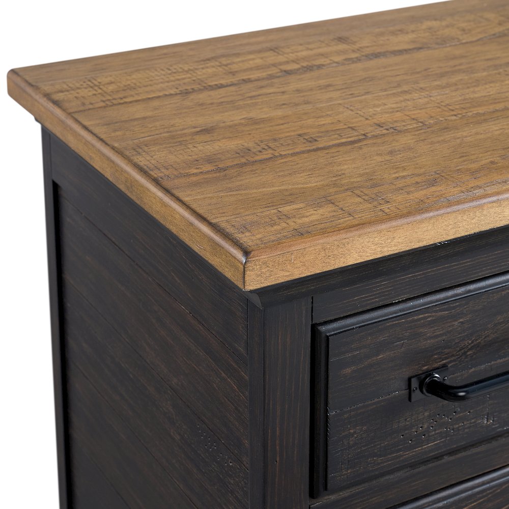 Johnshaven  Dresser in Espresso & Brown. Picture 5