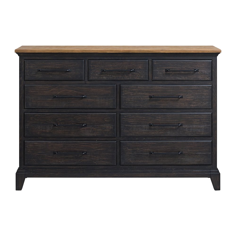 Johnshaven  Dresser in Espresso & Brown. Picture 4