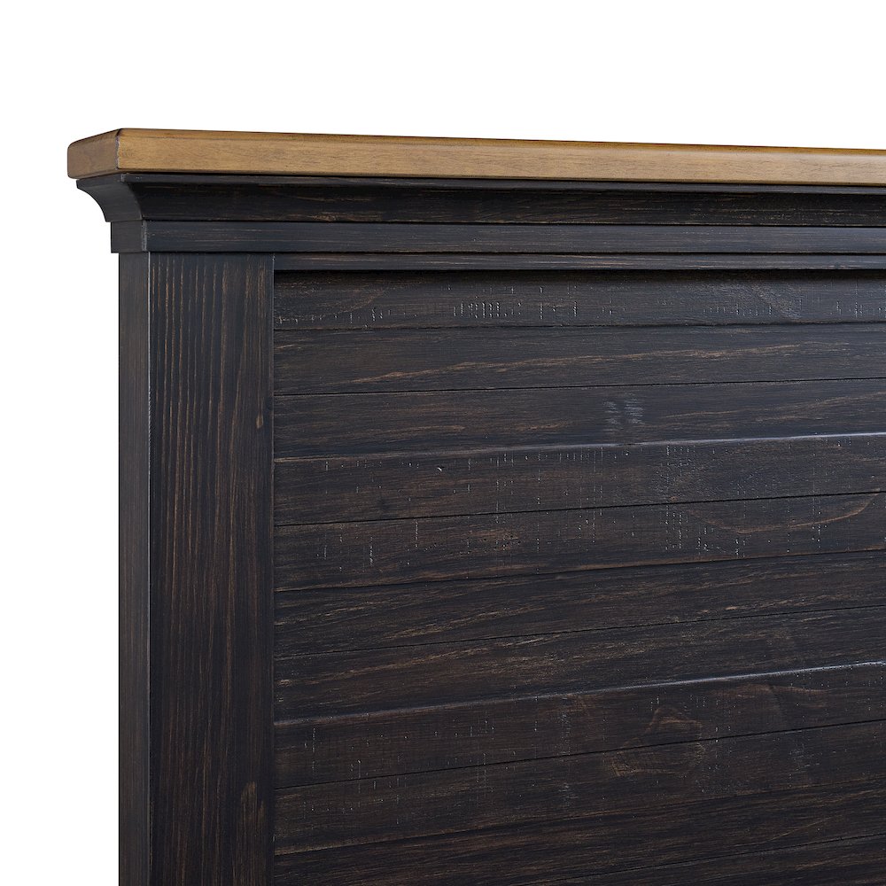 Johnshaven  Queen Storage Bed in Espresso & Brown. Picture 5