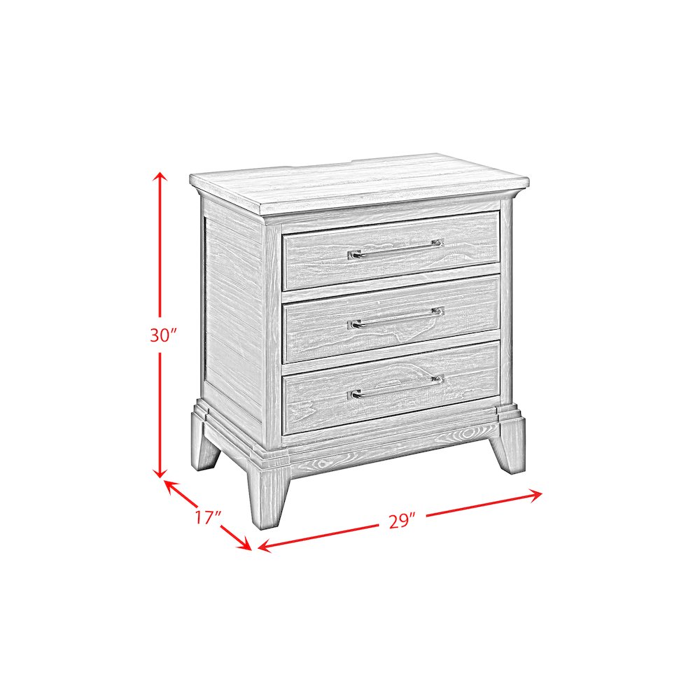 Johnshaven  Nightstand with Charger & Sensor Light in Espresso & Brown. Picture 10