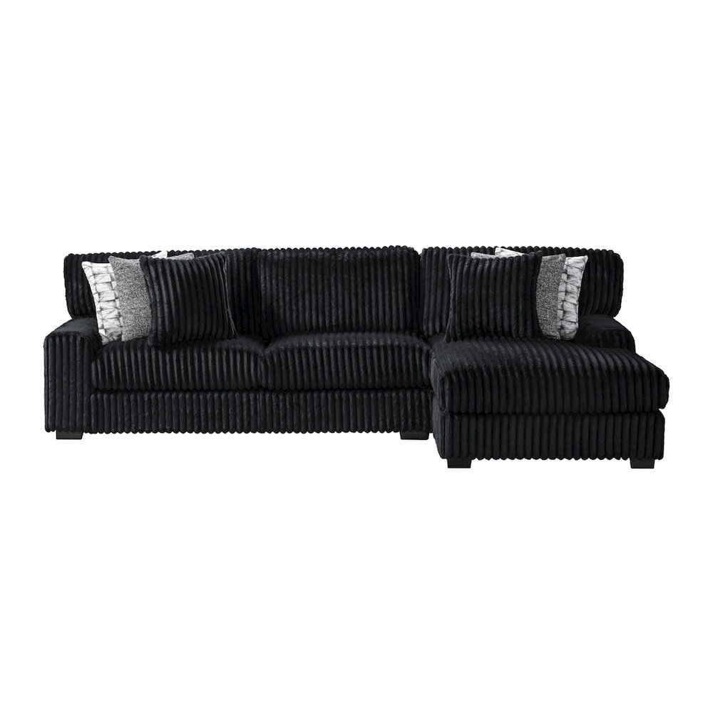 Twilight 2PC Sectional Set in Grand Cord. Picture 3