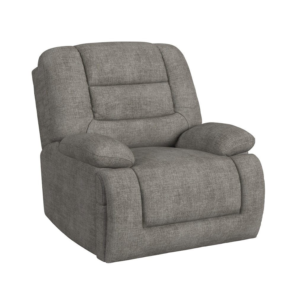 Snyder P3 Recliner with Heat Massage, zero gravity, memory foam in Amount Grey. Picture 1