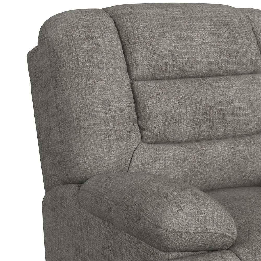 Snyder P3 Recliner with Heat Massage, zero gravity, memory foam in Amount Grey. Picture 5
