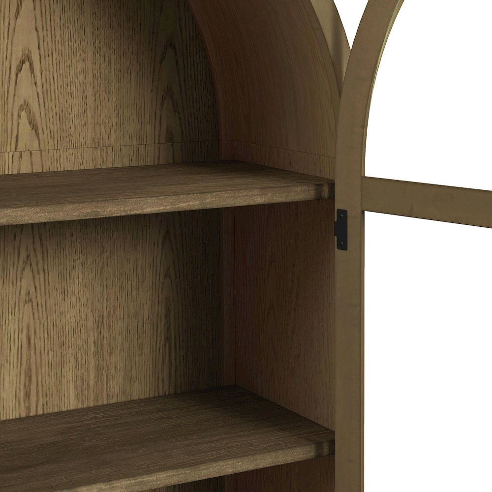 Homer Bookcase in Weathered Oak. Picture 6