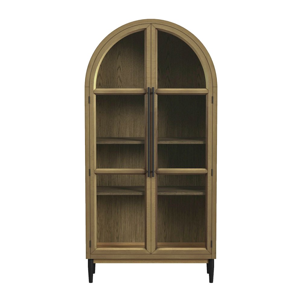 Homer Bookcase in Weathered Oak. Picture 4