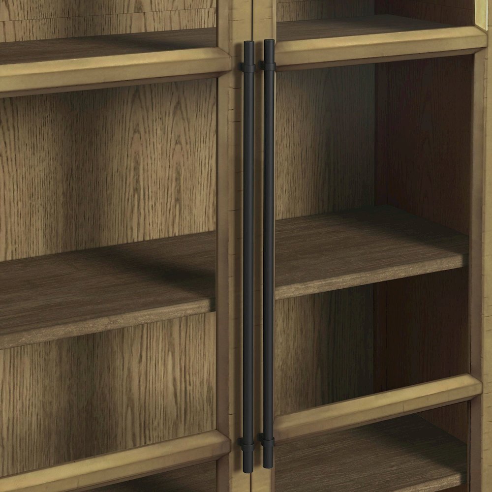 Homer Bookcase in Weathered Oak. Picture 8