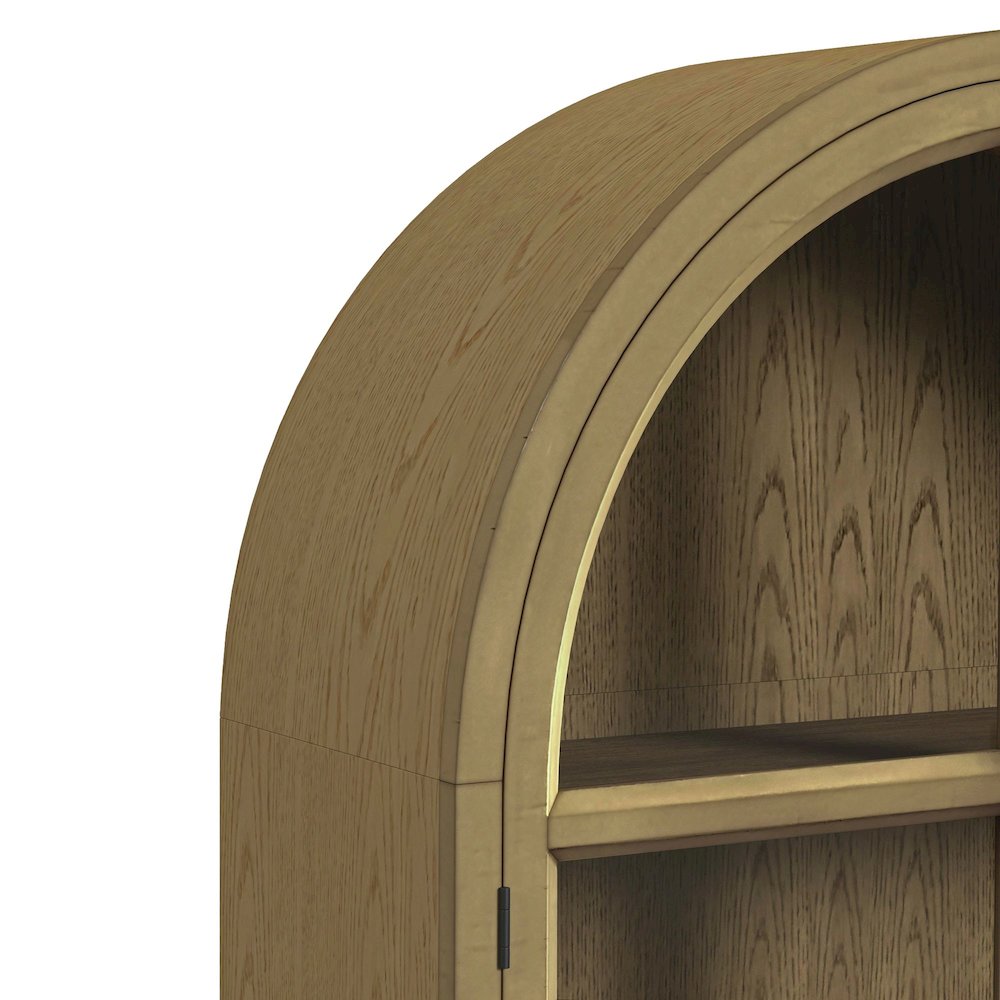 Homer Bookcase in Weathered Oak. Picture 5