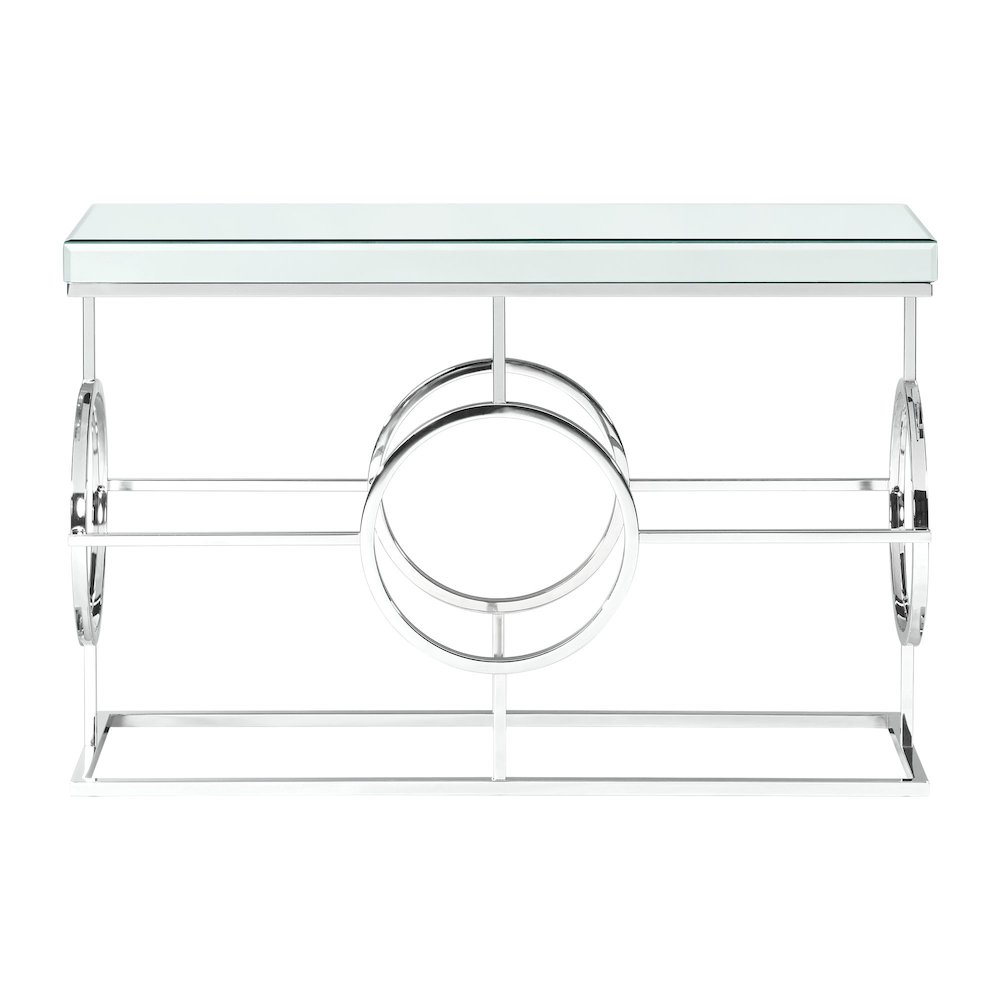 Katie Rectangle Mirrored Sofa Table. Picture 2