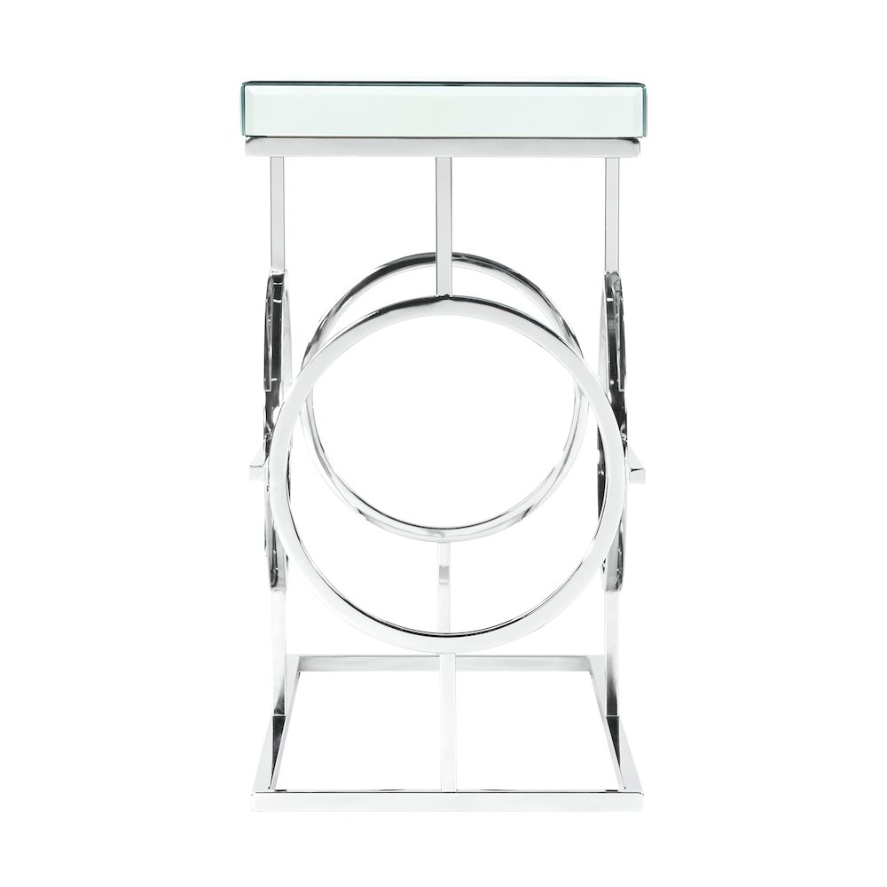 Katie Rectangle Mirrored Sofa Table. Picture 3