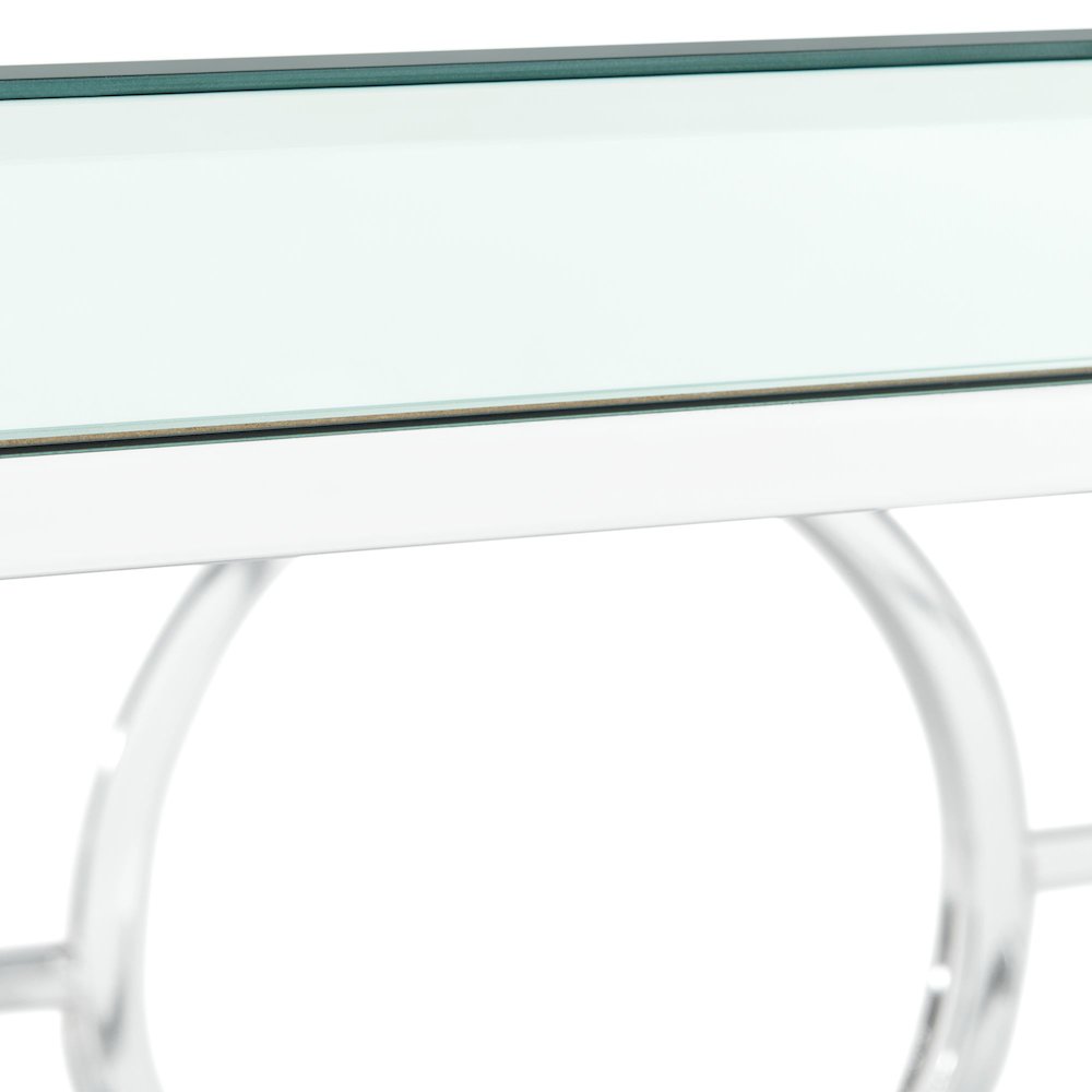 Katie Rectangle Mirrored Sofa Table. Picture 6