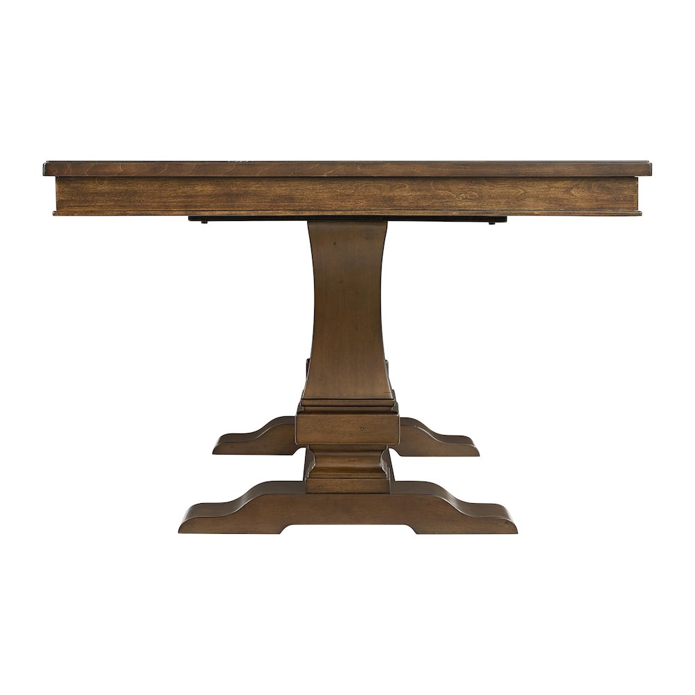 Stark Dining Table with with 18" Leaf in Cherry. Picture 3