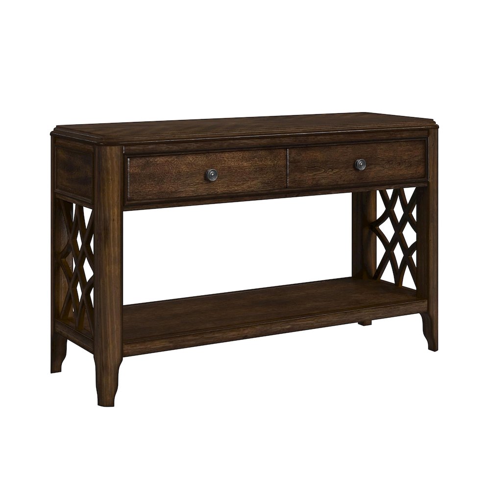 Stark Sofa Table in Cherry. Picture 1