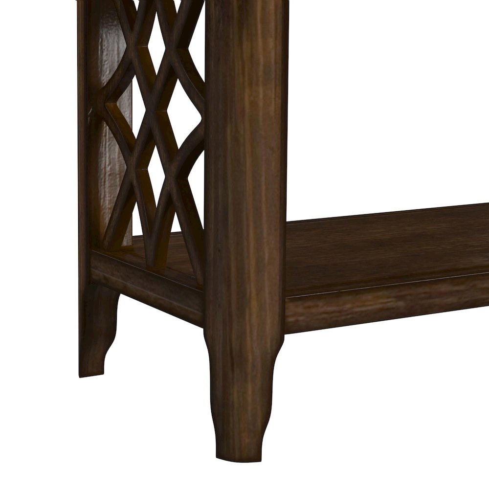 Stark Sofa Table in Cherry. Picture 7