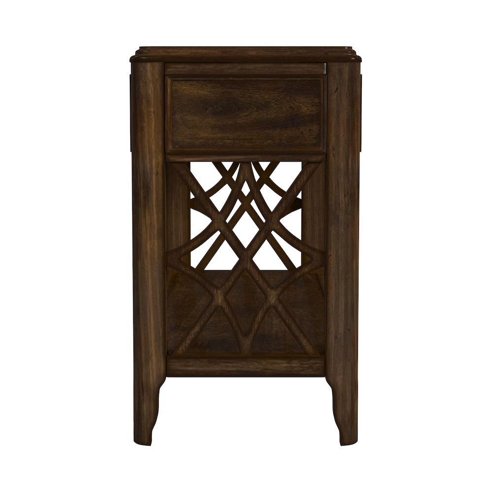 Stark Sofa Table in Cherry. Picture 3