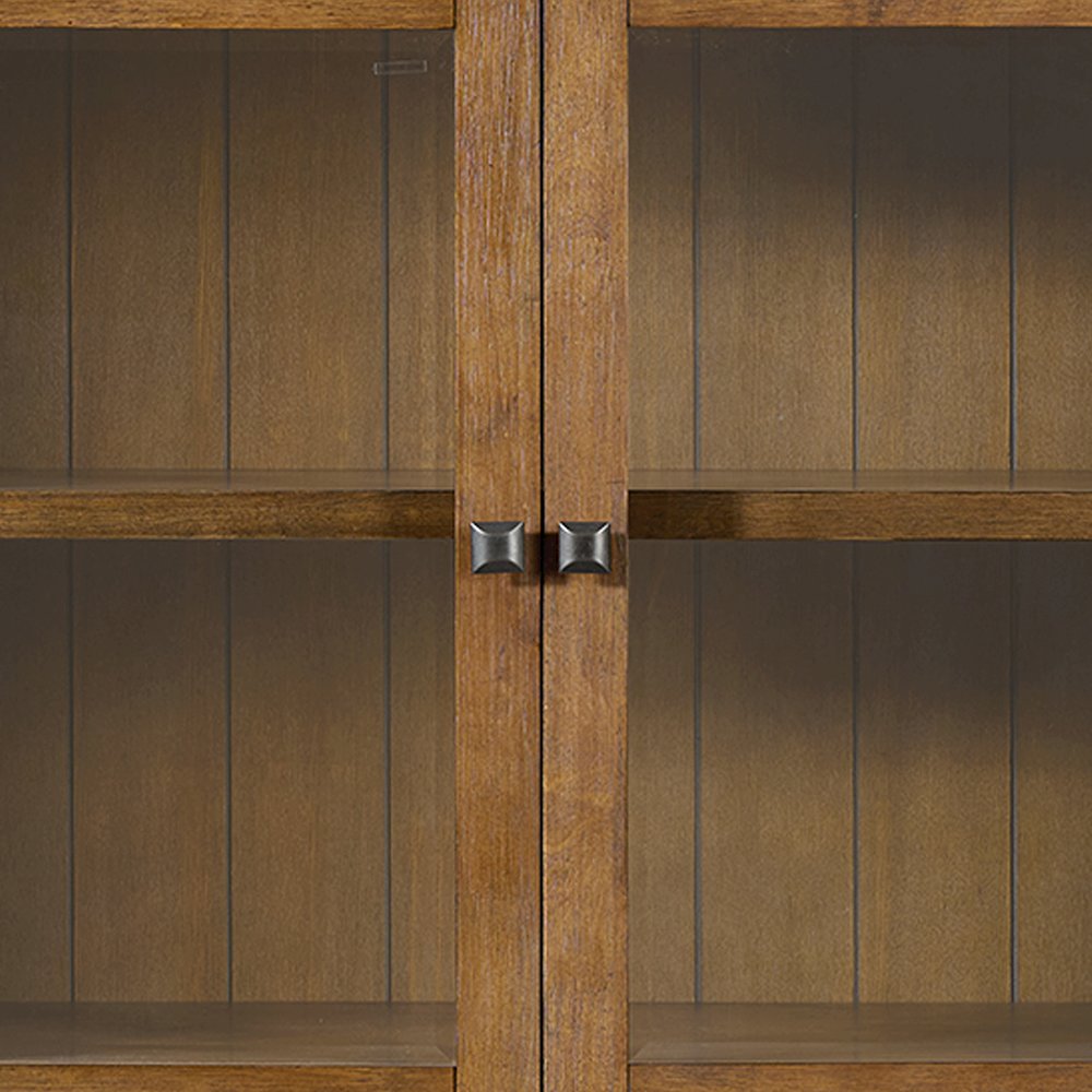 Beth Display Cabinet in Brown Oak. Picture 7