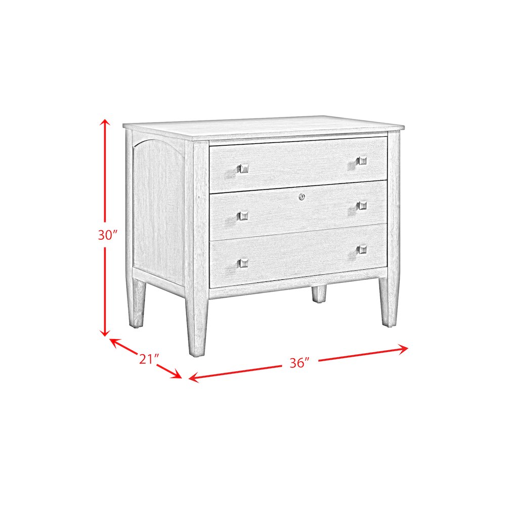 Beth File Cabinet in Brown Oak. Picture 8