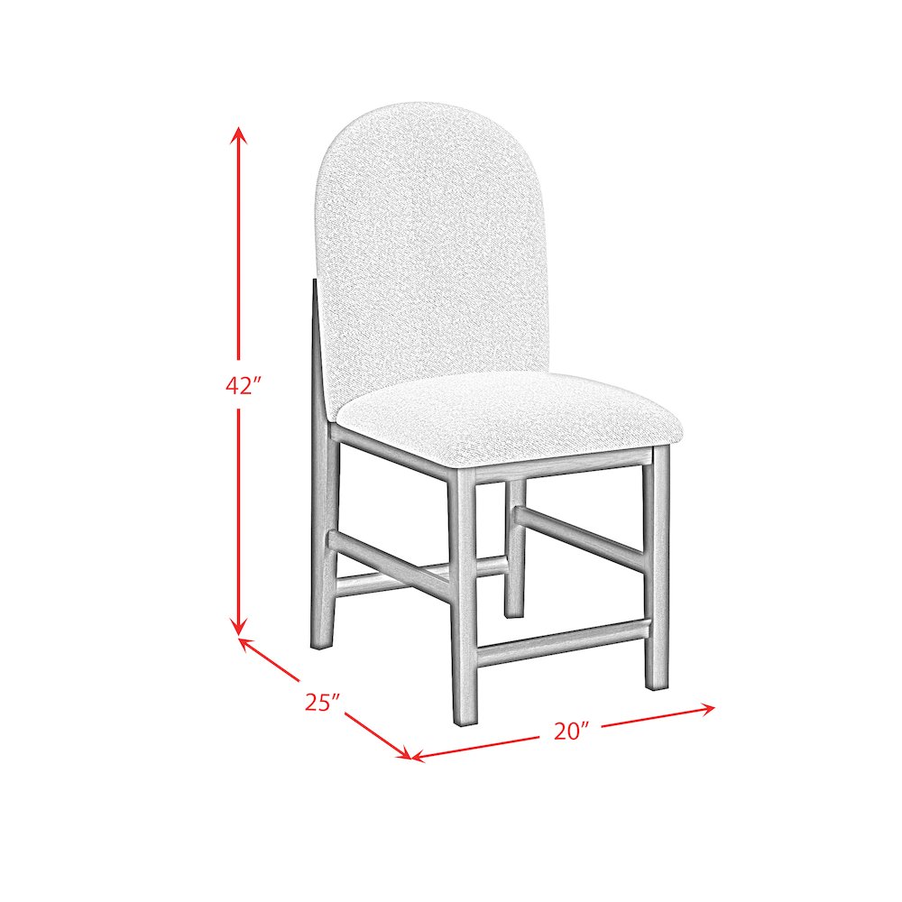 Canal  Round Back Counter Stool with Grey Fabric in Black. Picture 7