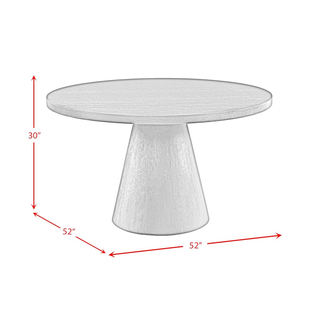 Canal Round Dining Table in Natural. Picture 6