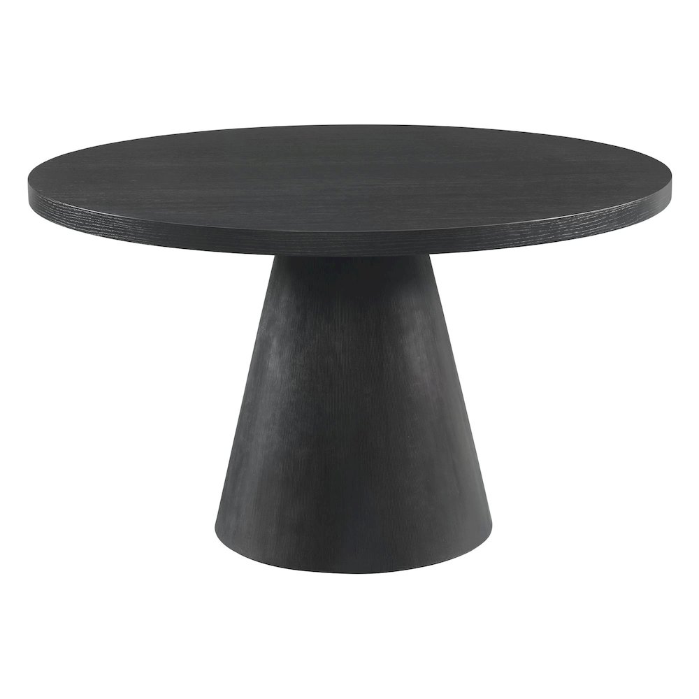 Canal 5PC Standard Height Dining Set in Black-Table and Four Chairs. Picture 1