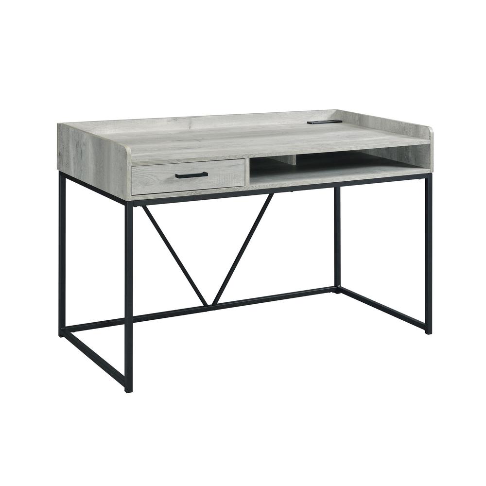 Peyton Desk in Grey. Picture 1