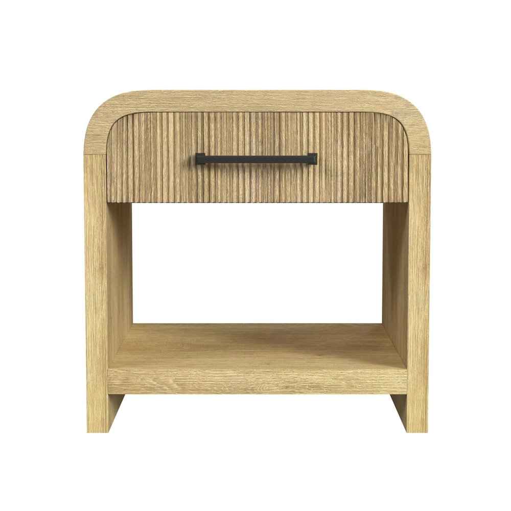 Woodridge End Table with USB in Natural. Picture 2