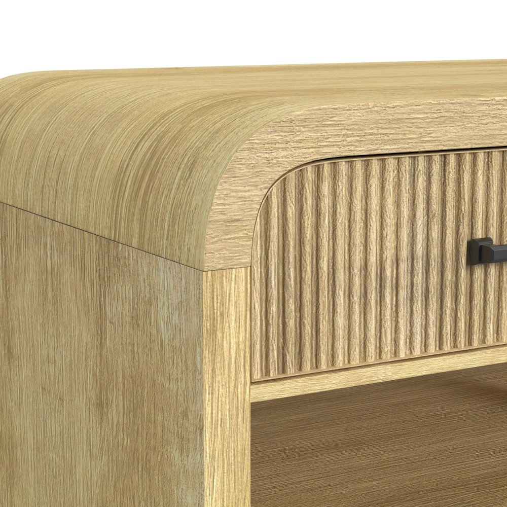 Woodridge End Table with USB in Natural. Picture 6