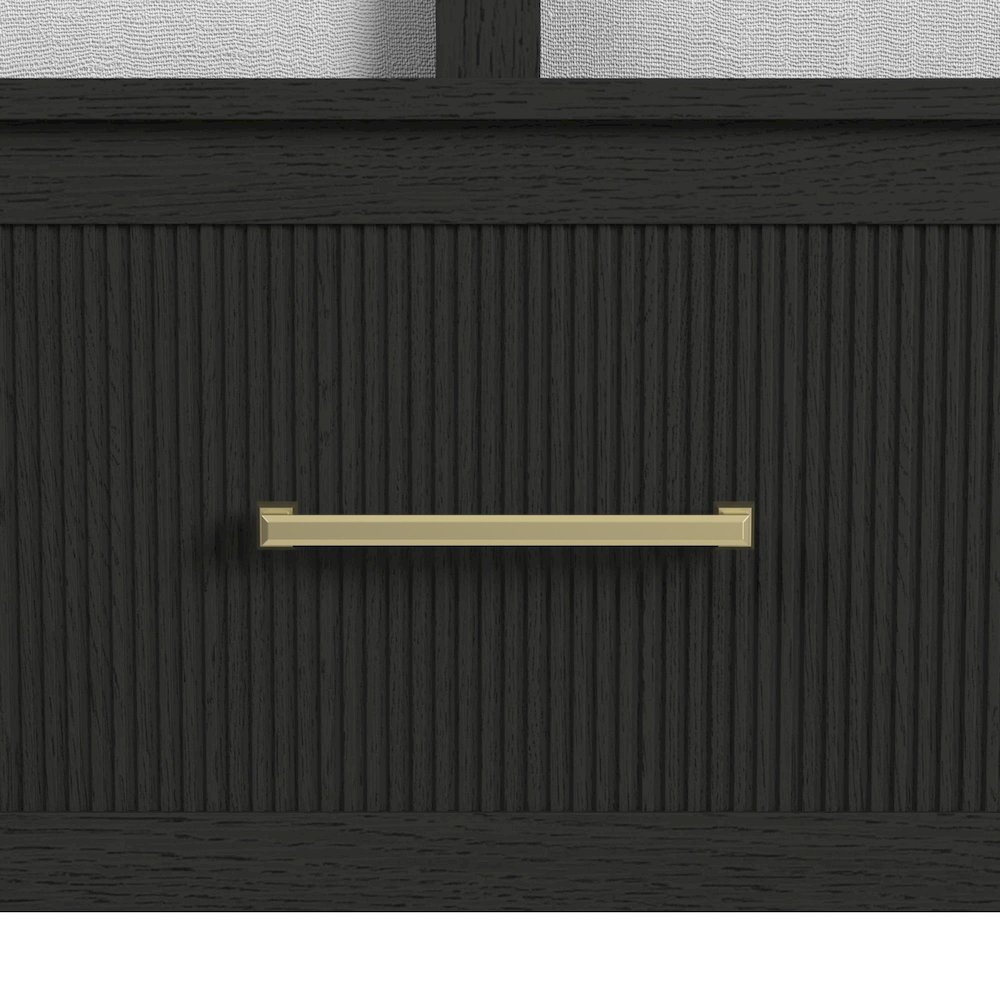 Ridgemont Twin Storage Bed in Black with Grain. Picture 7