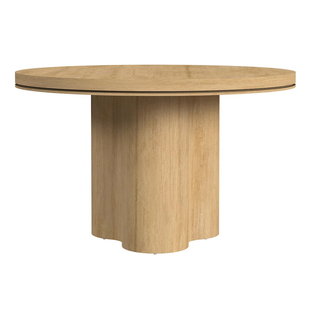 Camelot Round Dining Table in Natural. Picture 3