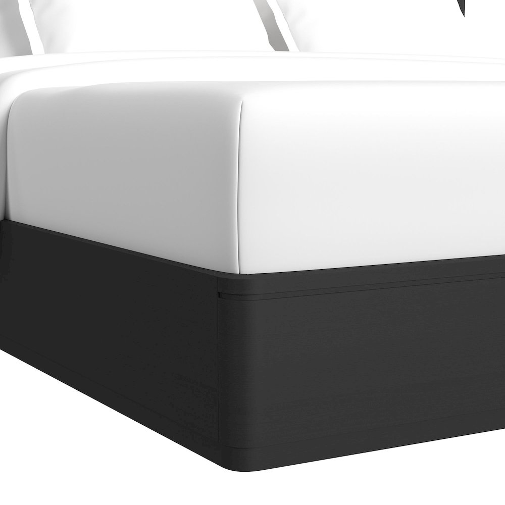 Camelot Queen UPH Bed in Black. Picture 5