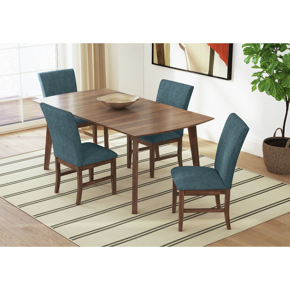 Veronica Rectangular Dining Table in Walnut. Picture 6