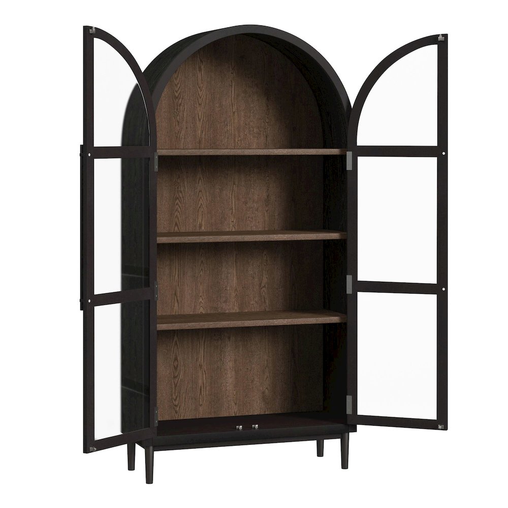 Galicia Bookcase in Espresso. Picture 3