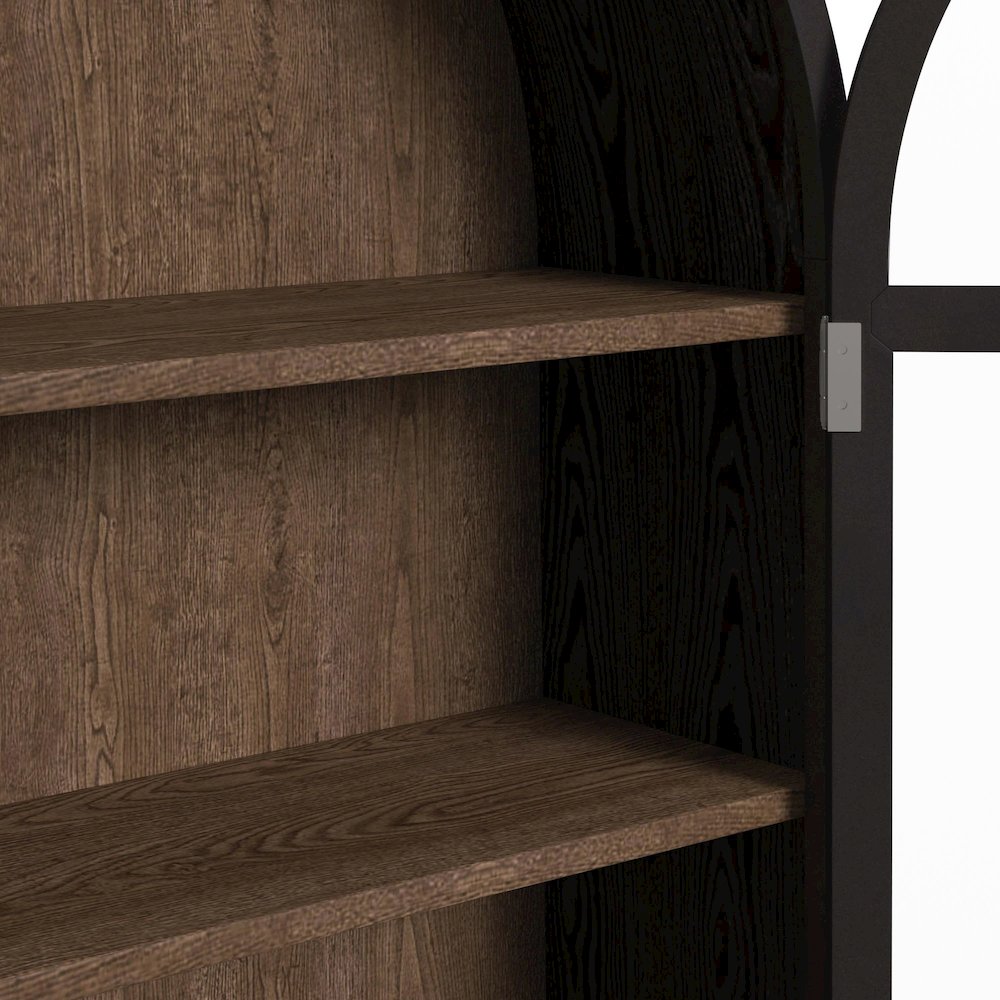 Galicia Bookcase in Espresso. Picture 6