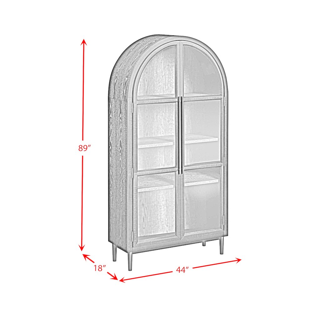 Galicia Bookcase in Espresso. Picture 9