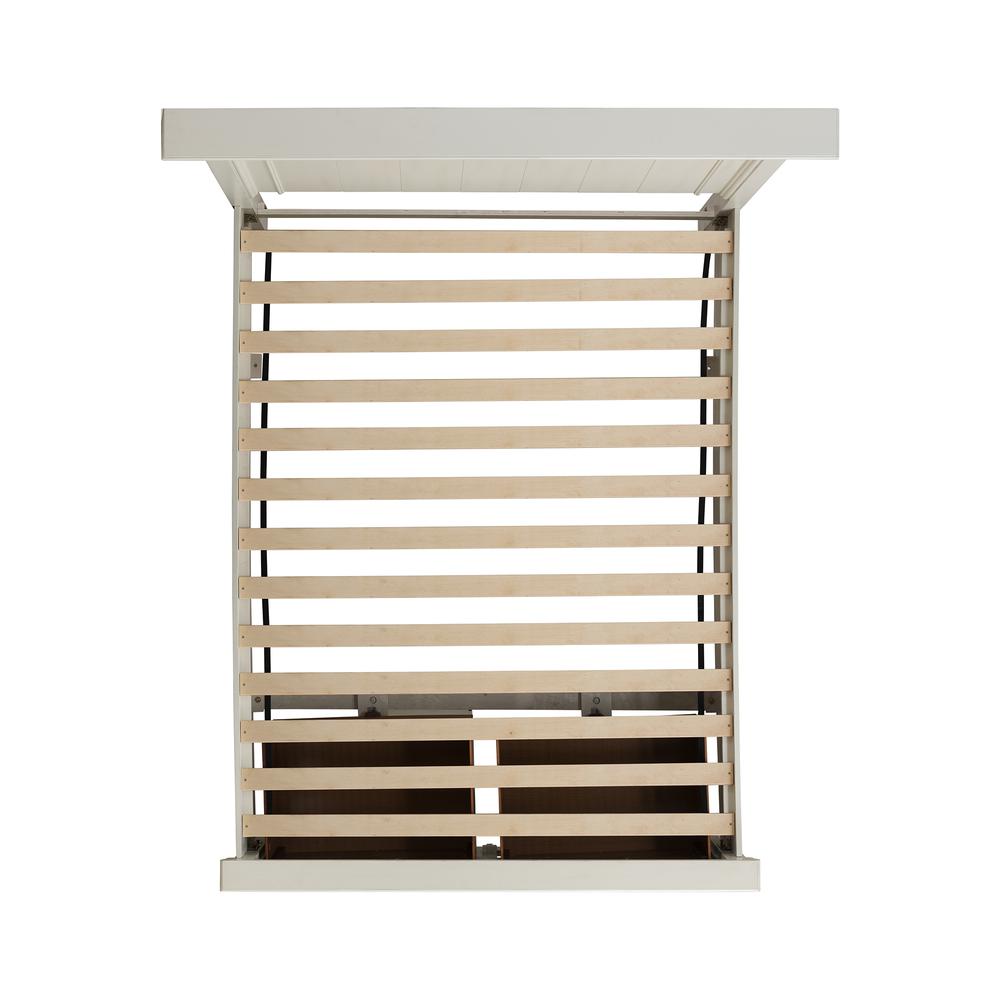 Brooks Queen Platform Storage Bed in White. Picture 3