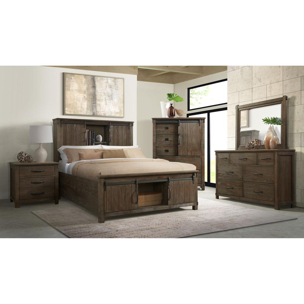 Jack 2-Drawer Nightstand with USB Ports. Picture 5